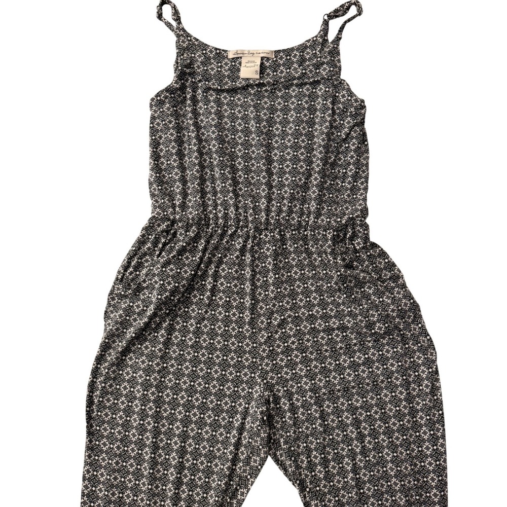 American Rag Geometric Print Spaghetti Strap Jumpsuit Womens‎ Size Small - Picture 2 of 6